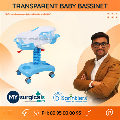 Transparent Baby Bassinet for Safe Newborn Care