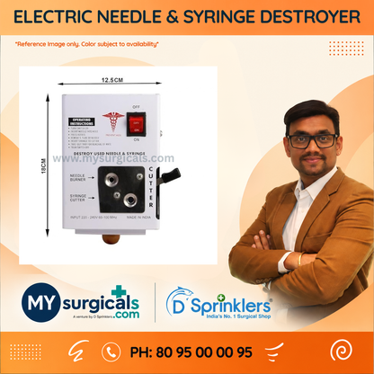 Electric Needle & Syringe Destroyer