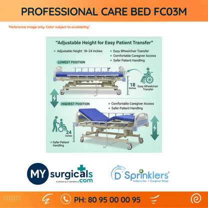 Professional Care Bed for Comfortable Patient Support