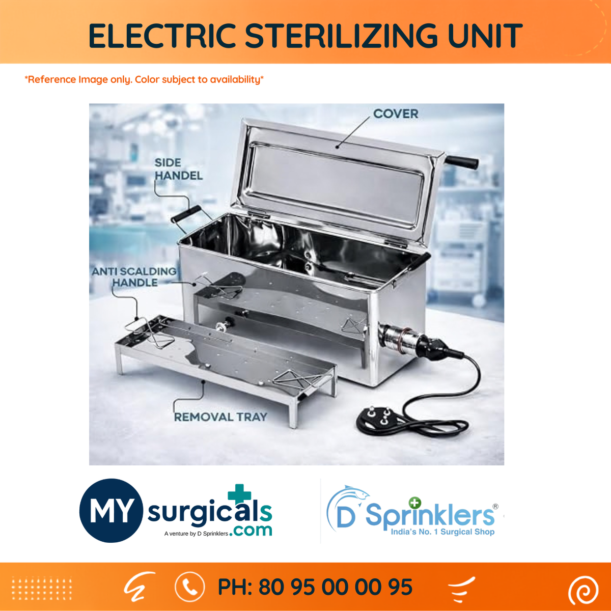 Electric Sterilizing Unit for Reliable Instrument Hygiene