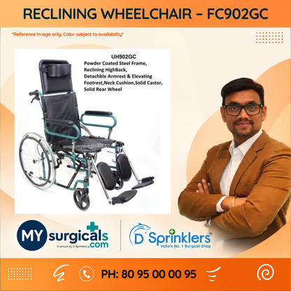 Reclining Wheelchair FC902GC – Manual Mobility Chair
