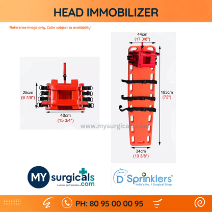 HEAD IMMOBILIZER Emergency Head Immobilizer for Secure Patient Support