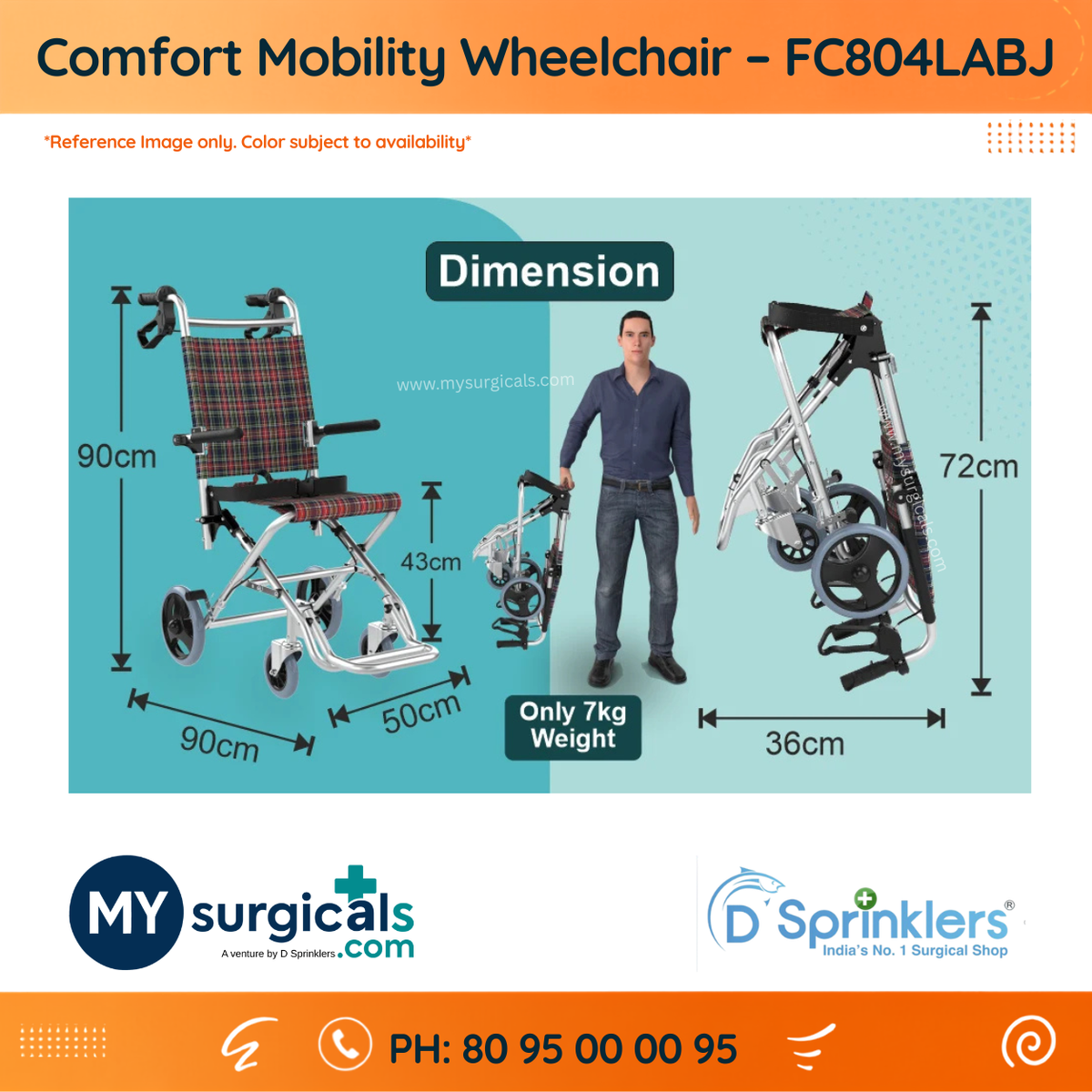 Comfort Mobility Wheelchair - Practical Support for Everyday Movement