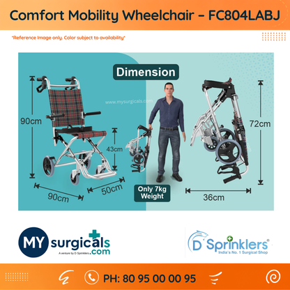 Comfort Mobility Wheelchair - Practical Support for Everyday Movement