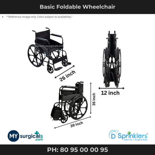 Basic Foldable Wheelchair