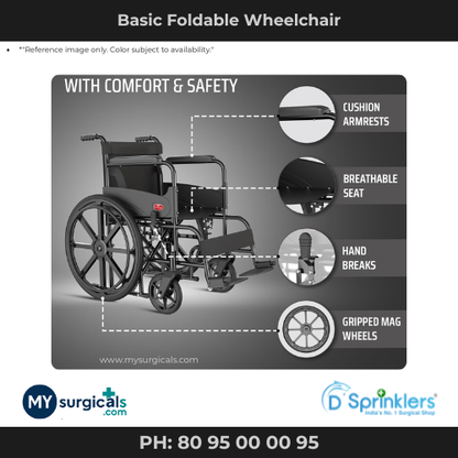Basic Foldable Wheelchair