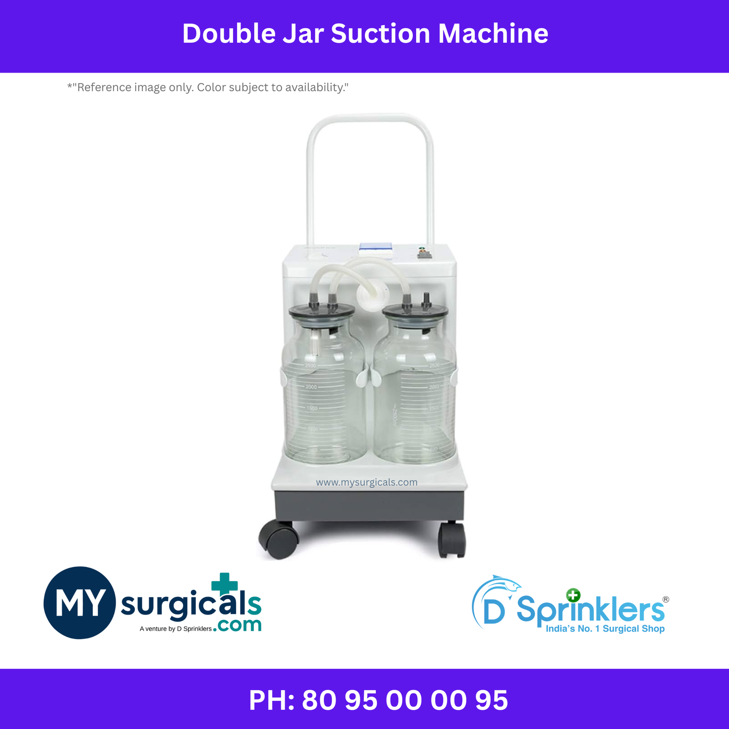 Double Jar Suction Machine