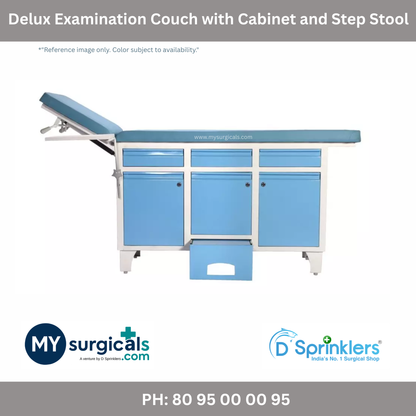 Examination Table Couch With Cabinet Deluxe