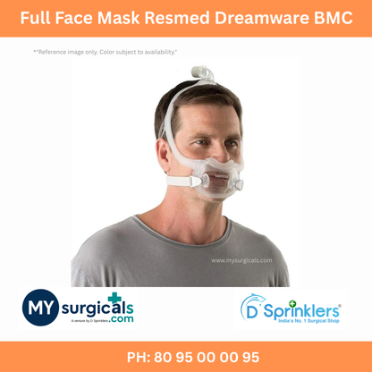 Full Face Mask – ResMed / DreamWear Style / BMC Compatible Bi-Pap CPAP Mask