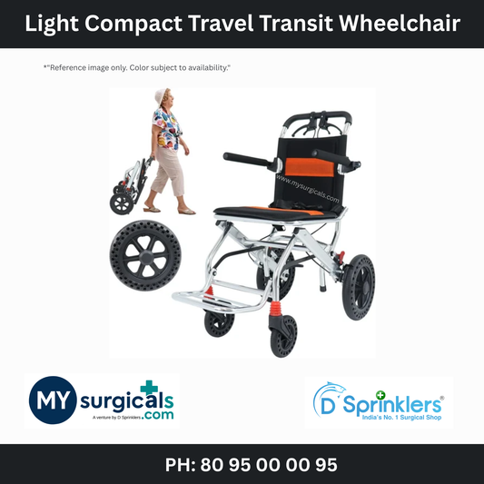 Light Compact Travel Transit Wheelchair