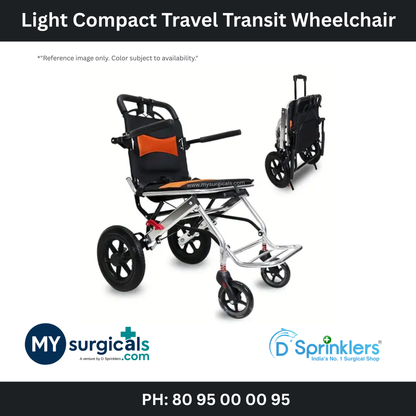 Light Compact Travel Transit Wheelchair
