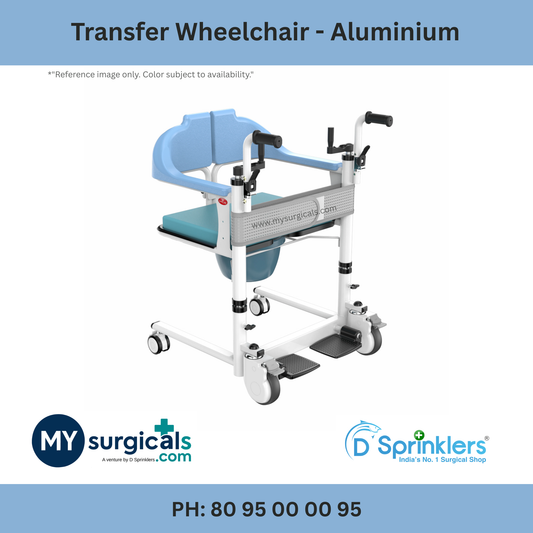 Transfer Wheelchair - Aluminium