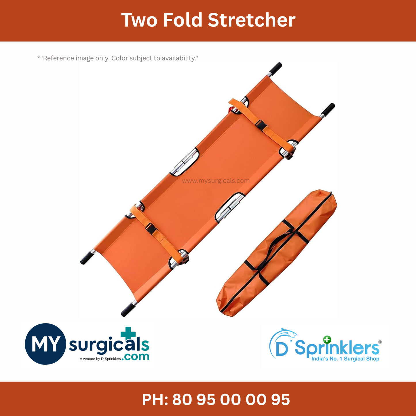 Two Fold Stretcher – Lightweight, Portable & Emergency Ready