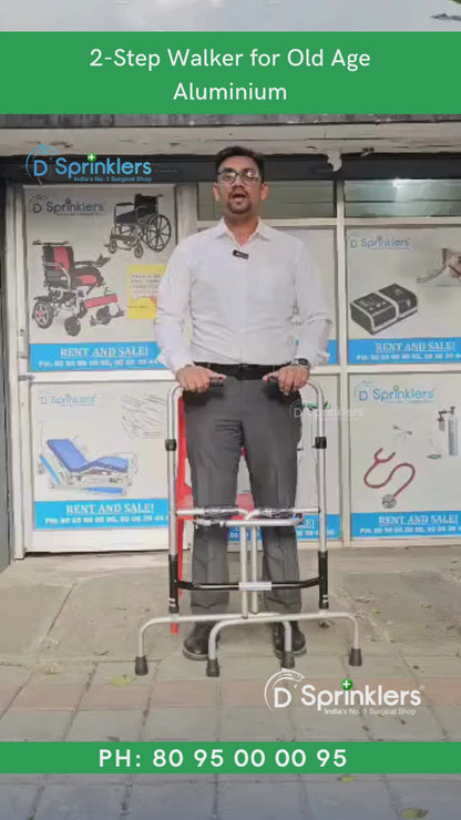 2 Step Foldable Walker for Comfort and Care