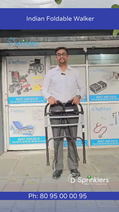 Basic Foldable Height Adjustable Walker
